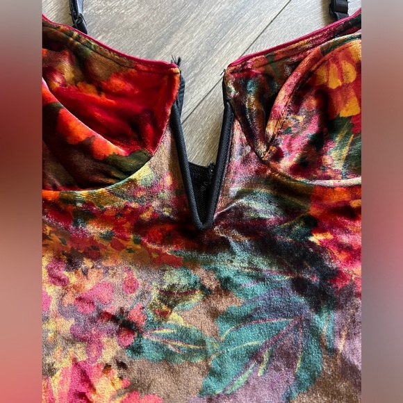 Vintage Victorias Secret 80s/90s Gold Label Teddy Sheer Velvet Bodysuit Size 34 - Picture 4 of 12